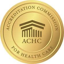 Gold seal of the Accreditation Commission for Health Care (ACHC)